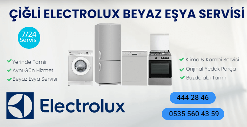 çiğli electrolux beyaz eşya servisi