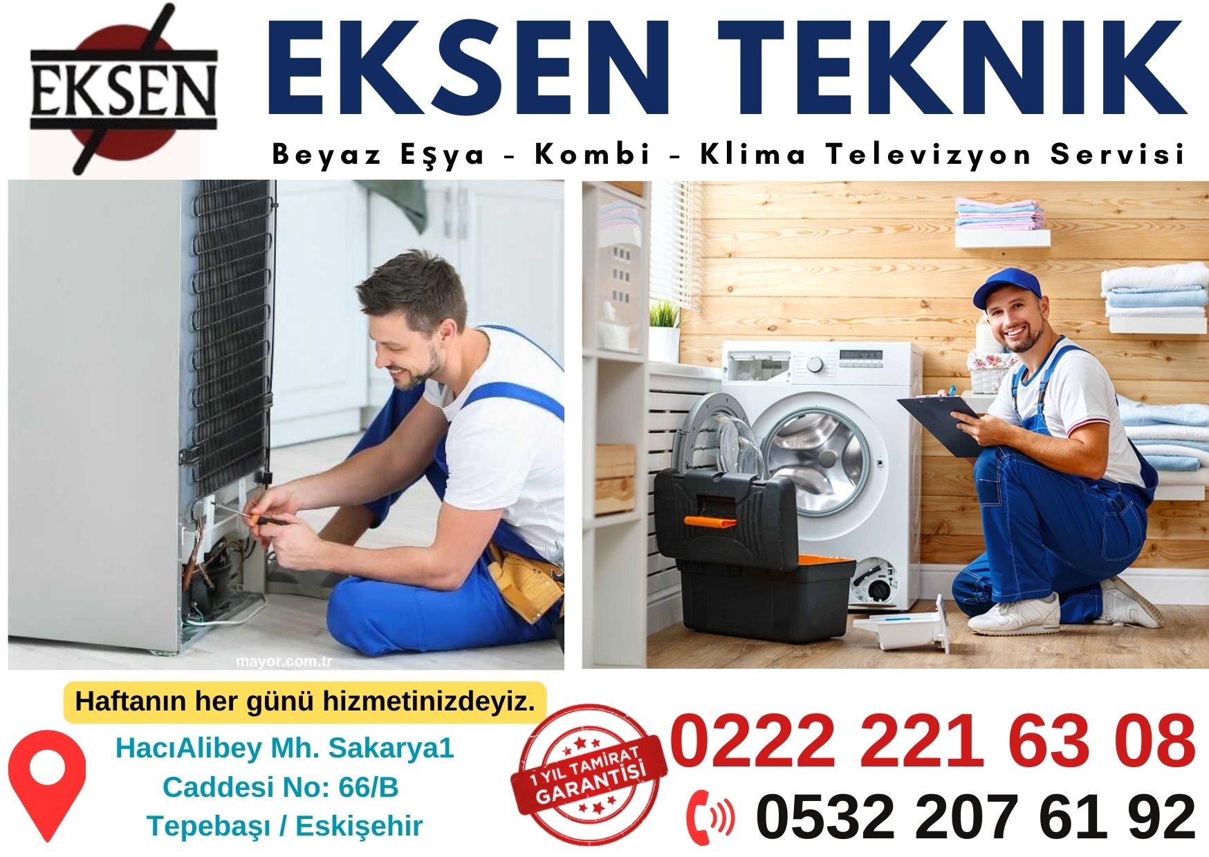 Eskişehir Beyaz Eşya Servisi