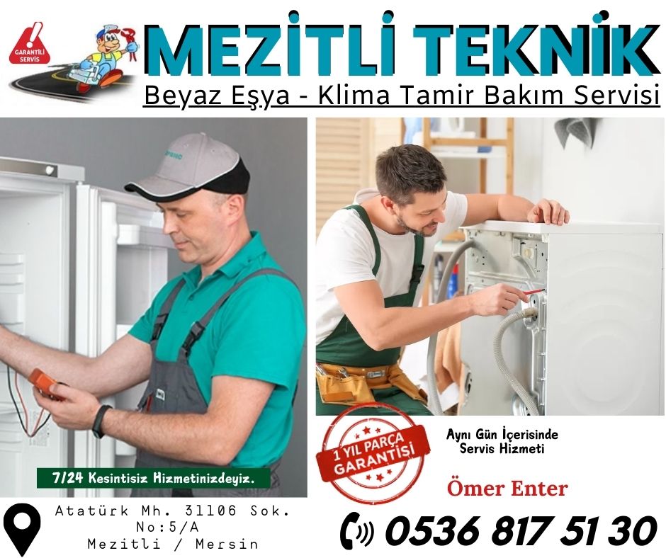 Mersin Yenişehir Beyaz Eşya Servisi